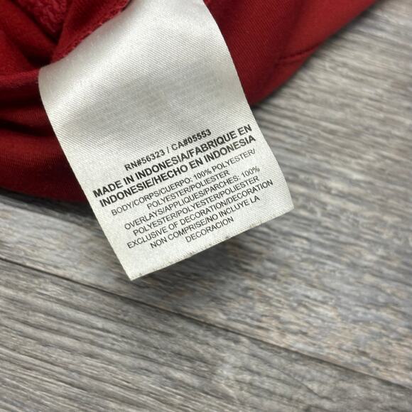 Nike Dri Fit Iowa State Cyclones ISU Red 2XL Mini Swoosh NCAA Windbreaker Jacket - Picture 9 of 10